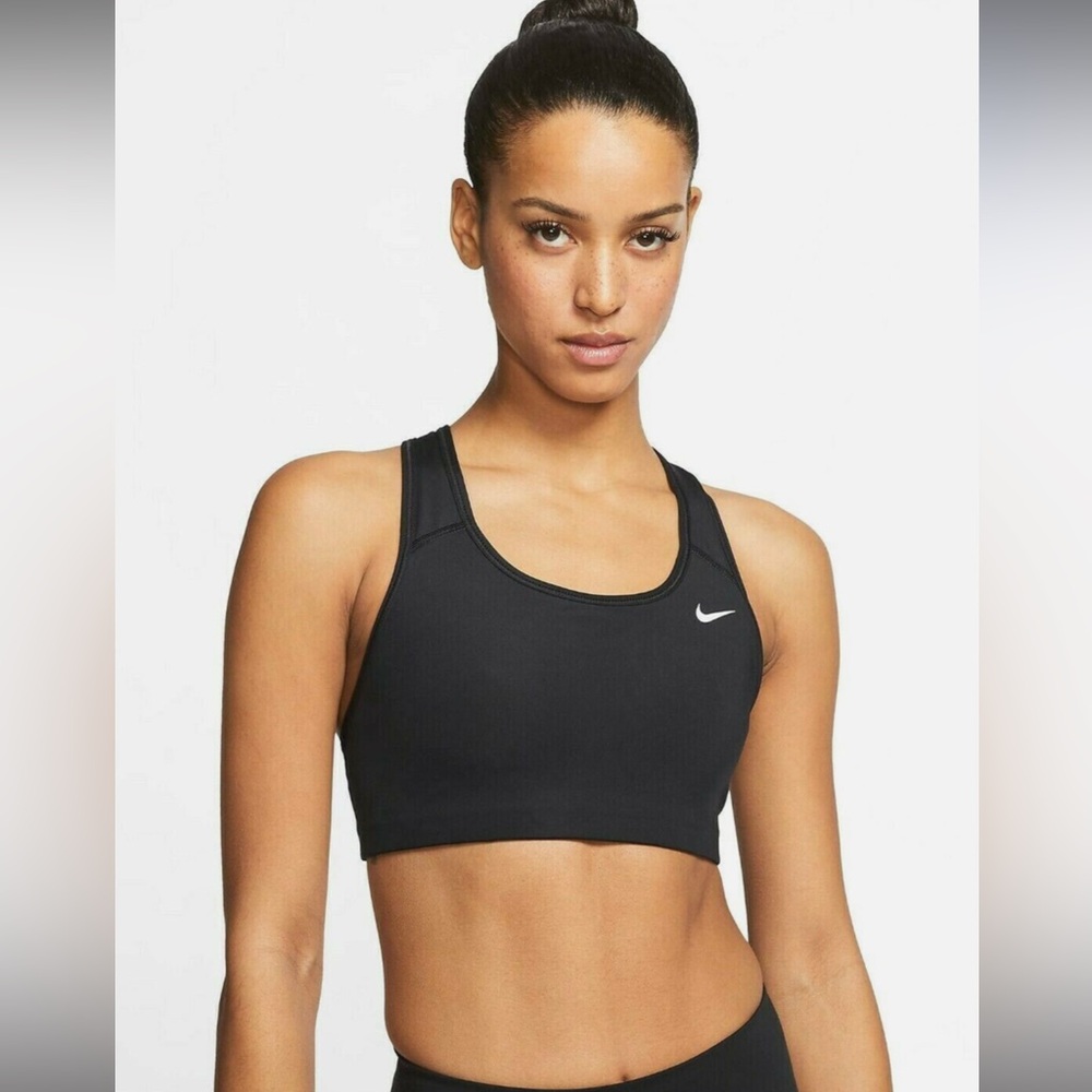 Nike Swoosh Med Support Dri-Fit Non-Padded Sports Training Bra Size Large